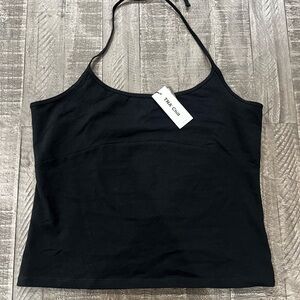 TNA Black Halter Tank Top